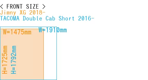#Jimny XG 2018- + TACOMA Double Cab Short 2016-